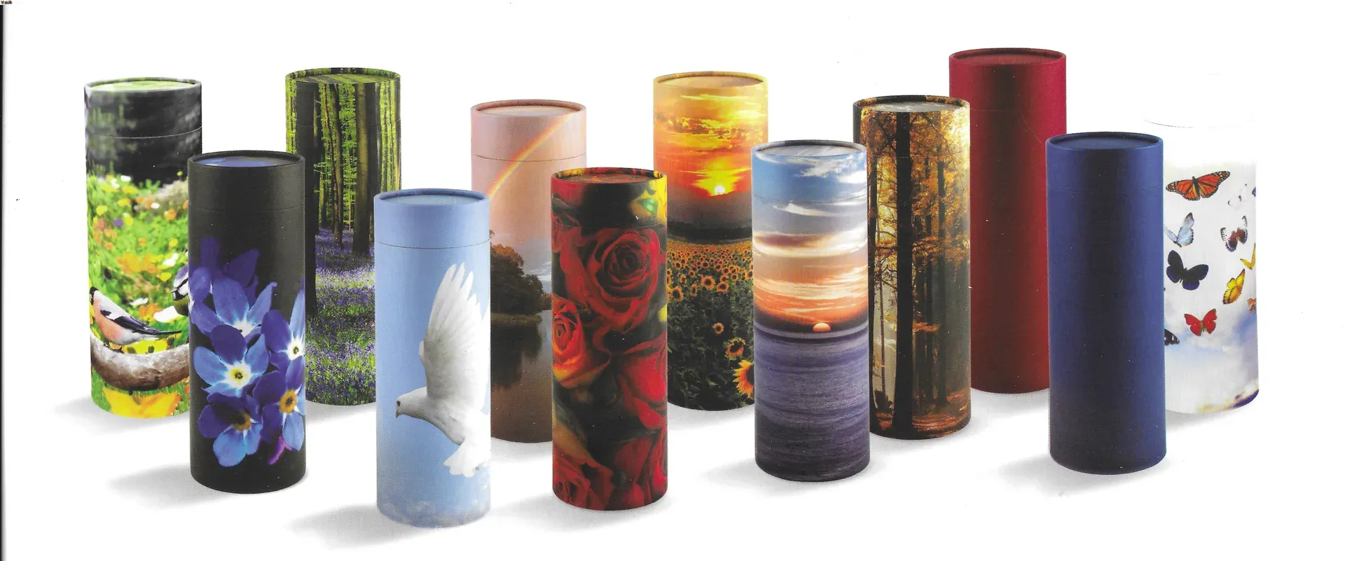 Scatter tubes available from Brunskill Family Funerals